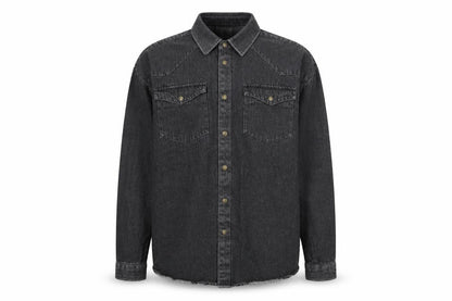 Womens UK Size XS COLLUSION Black Denim Jacket