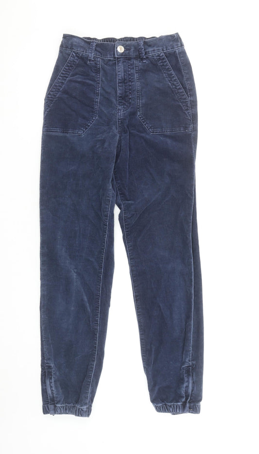 Womens UK Size 6 Marks and Spencer Regular Fit Jogger Blue Trousers