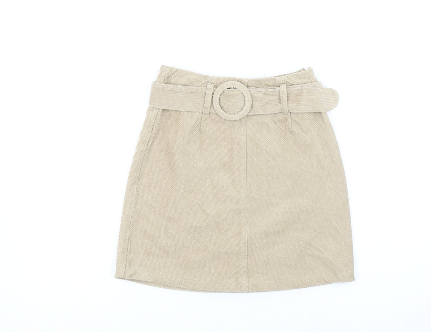 Womens UK Size 4 Denim Co. A-Line Corduroy Skirt
