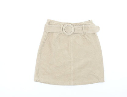 Womens UK Size 4 Denim Co. A-Line Corduroy Skirt