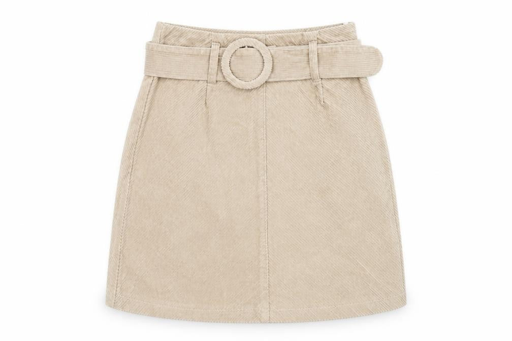 Womens UK Size 4 Denim Co. A-Line Corduroy Skirt