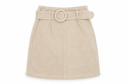 Womens UK Size 4 Denim Co. A-Line Corduroy Skirt