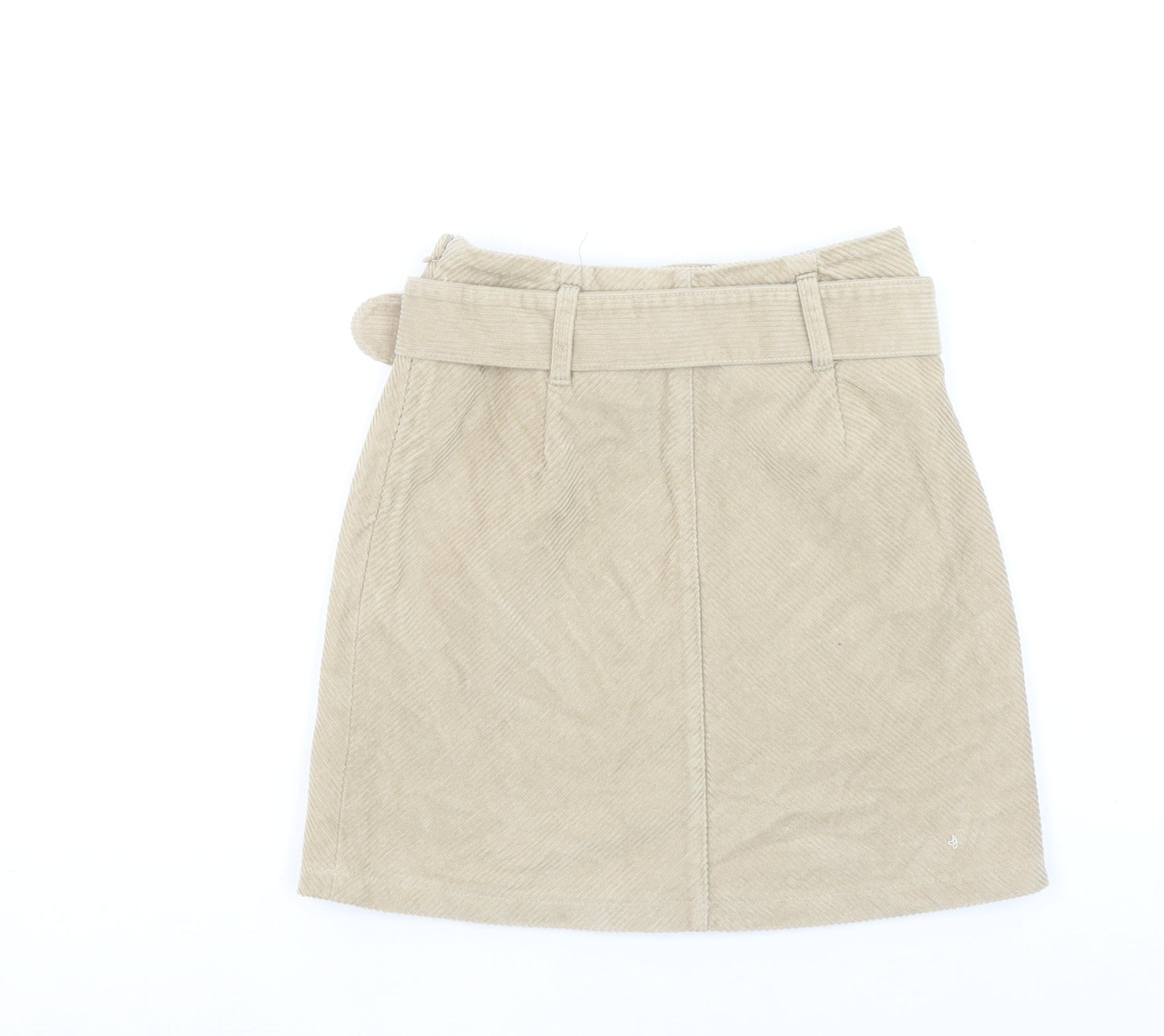 Womens UK Size 4 Denim Co. A-Line Corduroy Skirt