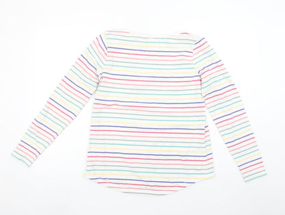 Womens UK Size 10 Fat Face Multicoloured Basic T-Shirt