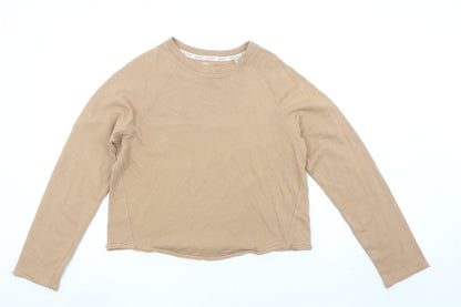 Womens UK Size 12 Marks and Spencer Beige Pullover Sweatshirt