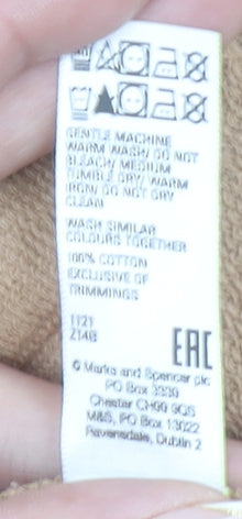 Womens UK Size 12 Marks and Spencer Beige Pullover Sweatshirt