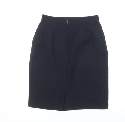 Womens UK Size 12 Marks and Spencer Straight & Pencil Twill Skirt