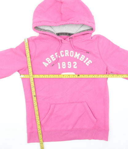 Abercrombie & Fitch Womens Pink Pullover Hoodie Size M