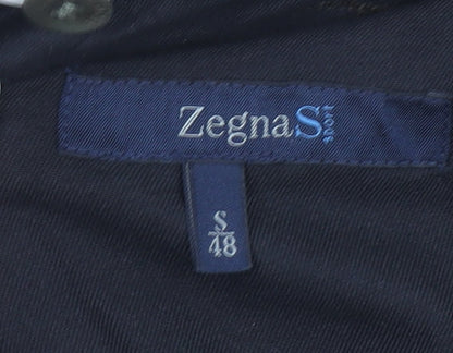 Zegna Men’s Brown Corduroy Trousers Size S 32W 30L Straight Fit