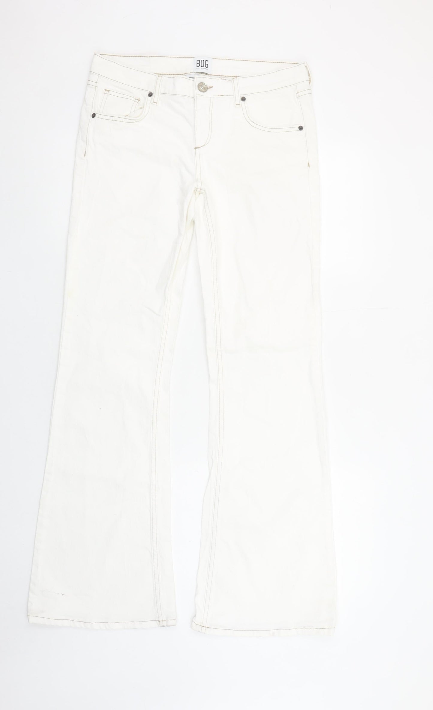 BDG Women’s White Bootcut Flare Jeans W28 Urban Outfitters