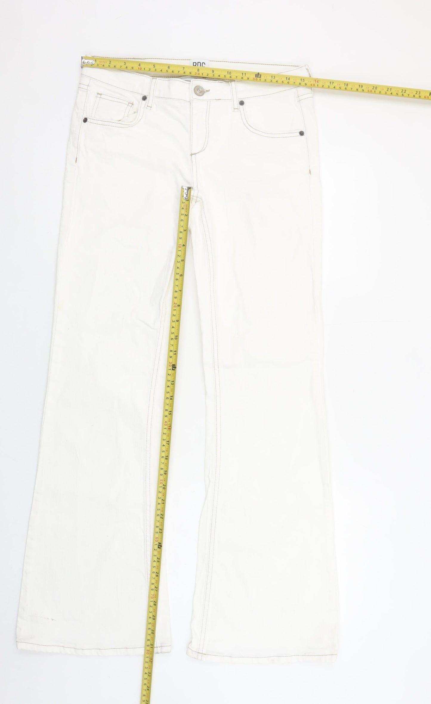 BDG Women’s White Bootcut Flare Jeans W28 Urban Outfitters