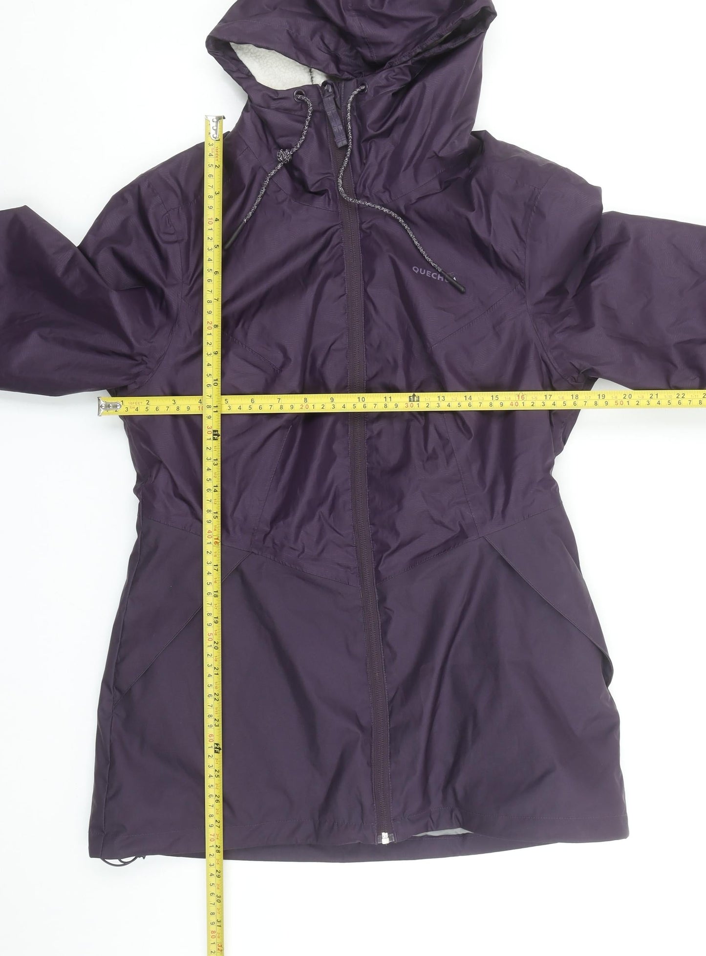 Womens UK Size 12 Quechua Purple Rain Coat