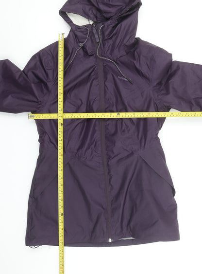 Womens UK Size 12 Quechua Purple Rain Coat