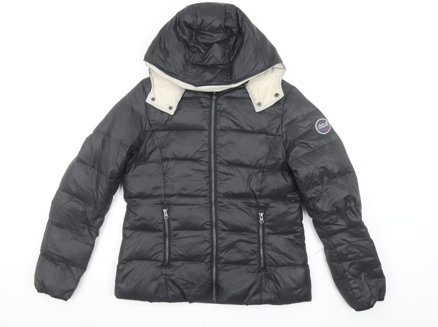 Womens UK Size L Best Company Black Puffer Jacket