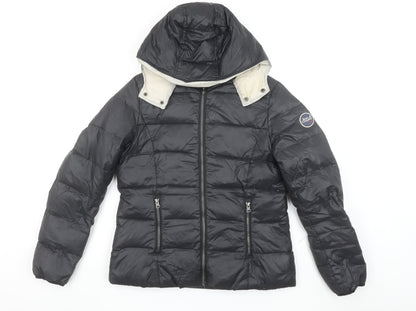 Womens UK Size L Best Company Black Puffer Jacket