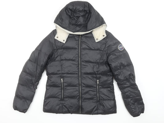 Womens UK Size L Best Company Black Puffer Jacket