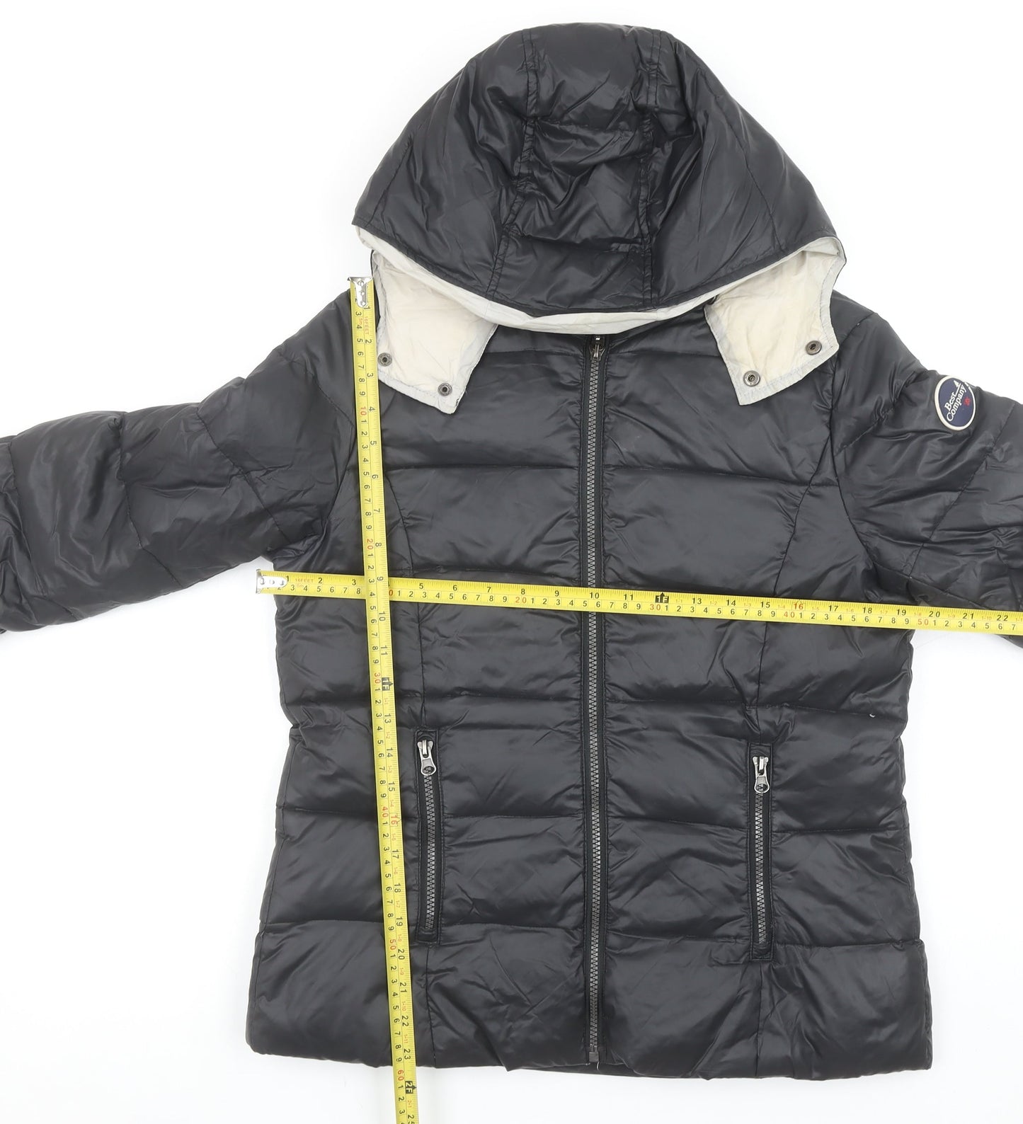 Womens UK Size L Best Company Black Puffer Jacket