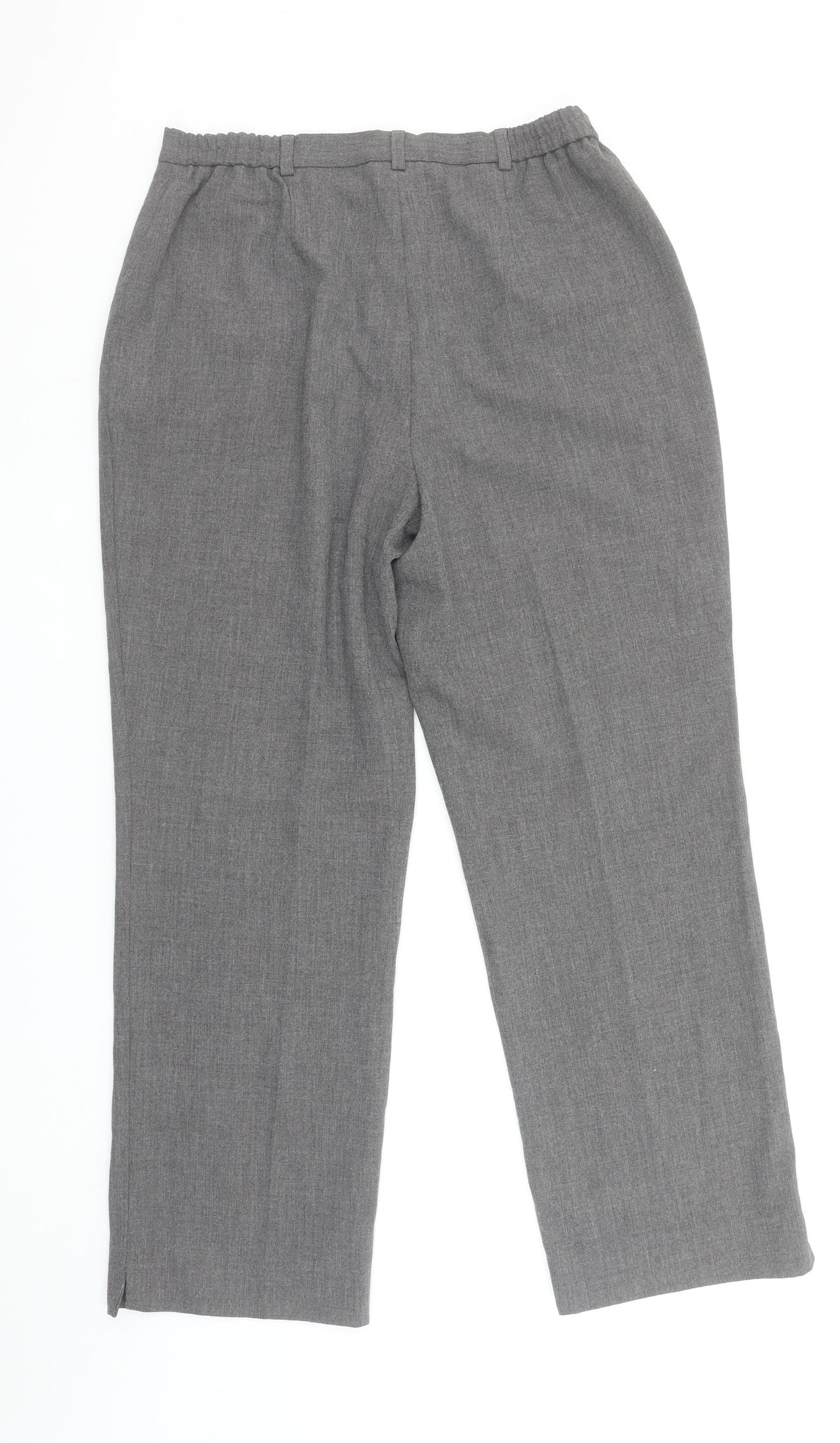 Womens UK Size 16 GARDEUR Regular Fit Dress Pants Grey Trousers