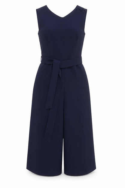 Womens UK Size 8 Warehouse One-Piece Blue Jumpsuit