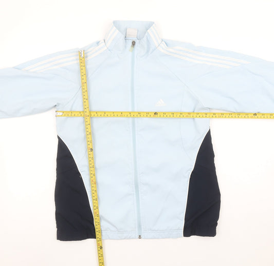 Womens UK Size 12 adidas Blue Basic Jacket