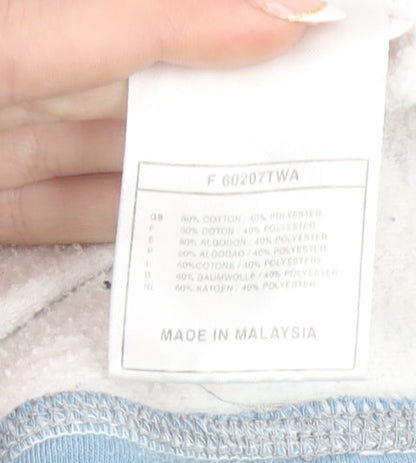 Nike Women’s Beige 1/4 Zip Hoodie Medium Cotton Blend Casual