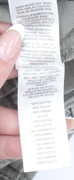 Mantaray Men's Green Cargo Shorts Size 42 Cotton Casual Outdoor