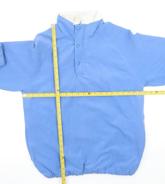 Mens UK Size S Cotton Traders Blue Pullover Sweatshirt