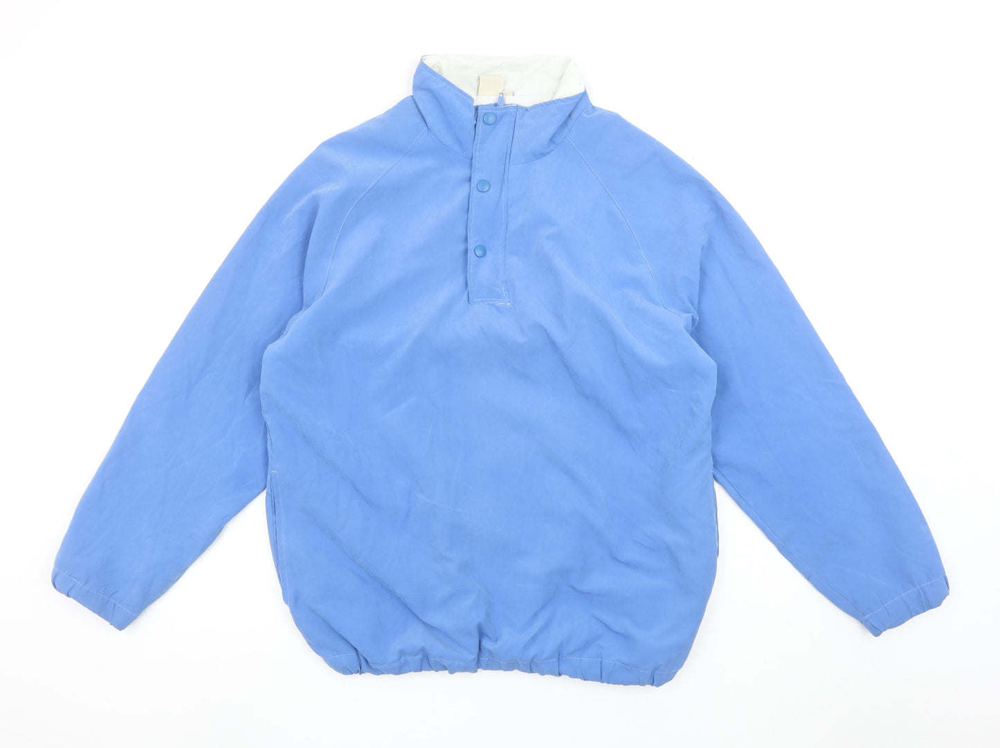 Mens UK Size S Cotton Traders Blue Pullover Sweatshirt