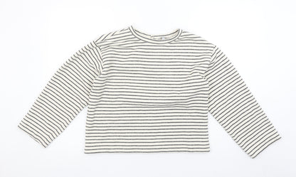 Womens UK Size 6 Oliver Bonas White Pullover Sweatshirt