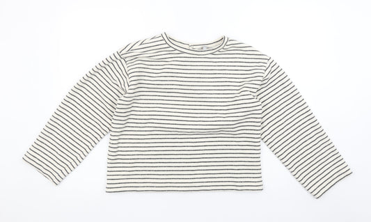 Womens UK Size 6 Oliver Bonas White Pullover Sweatshirt