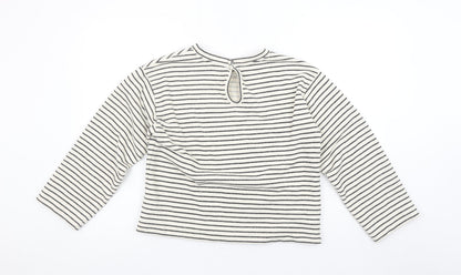 Womens UK Size 6 Oliver Bonas White Pullover Sweatshirt