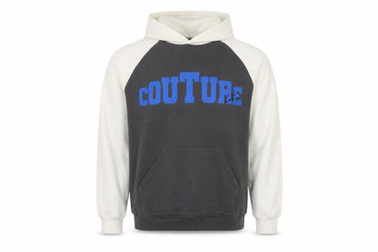Mens UK Size M Couture Grey Pullover Hoodie