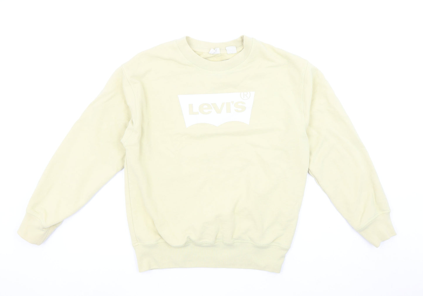 Womens UK Size S Levi's Beige Pullover Sweatshirt