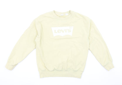 Womens UK Size S Levi's Beige Pullover Sweatshirt