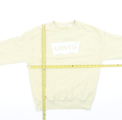 Womens UK Size S Levi's Beige Pullover Sweatshirt