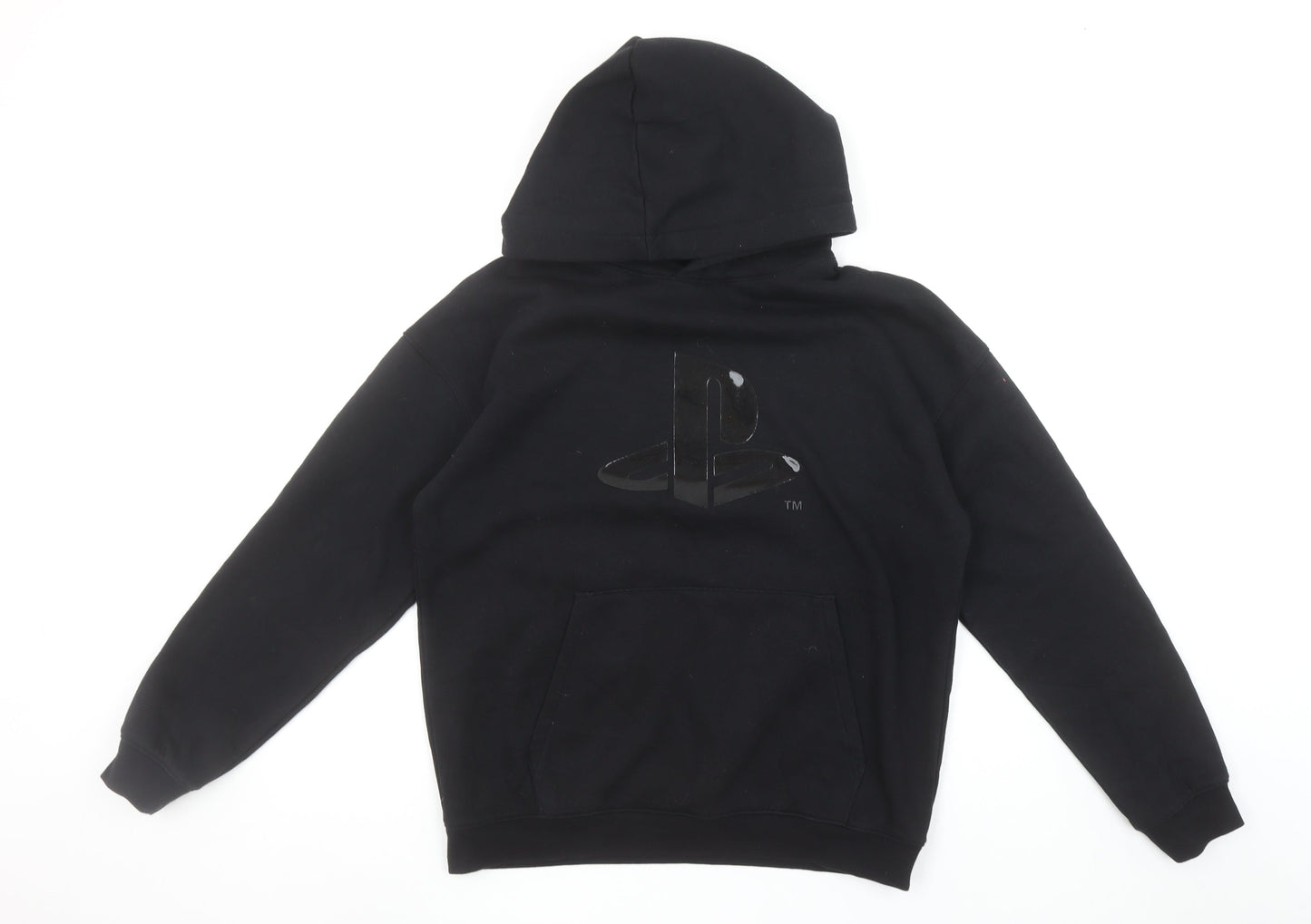 Teens UK Size 14 H&M Black Pullover Hoodie