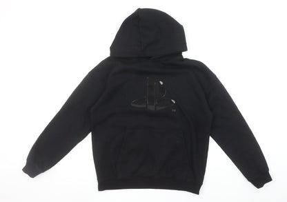 Teens UK Size 14 H&M Black Pullover Hoodie