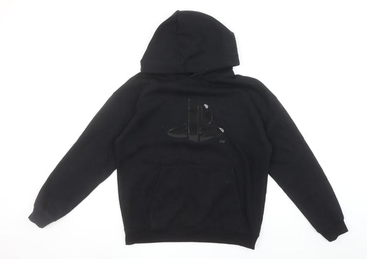 Teens UK Size 14 H&M Black Pullover Hoodie