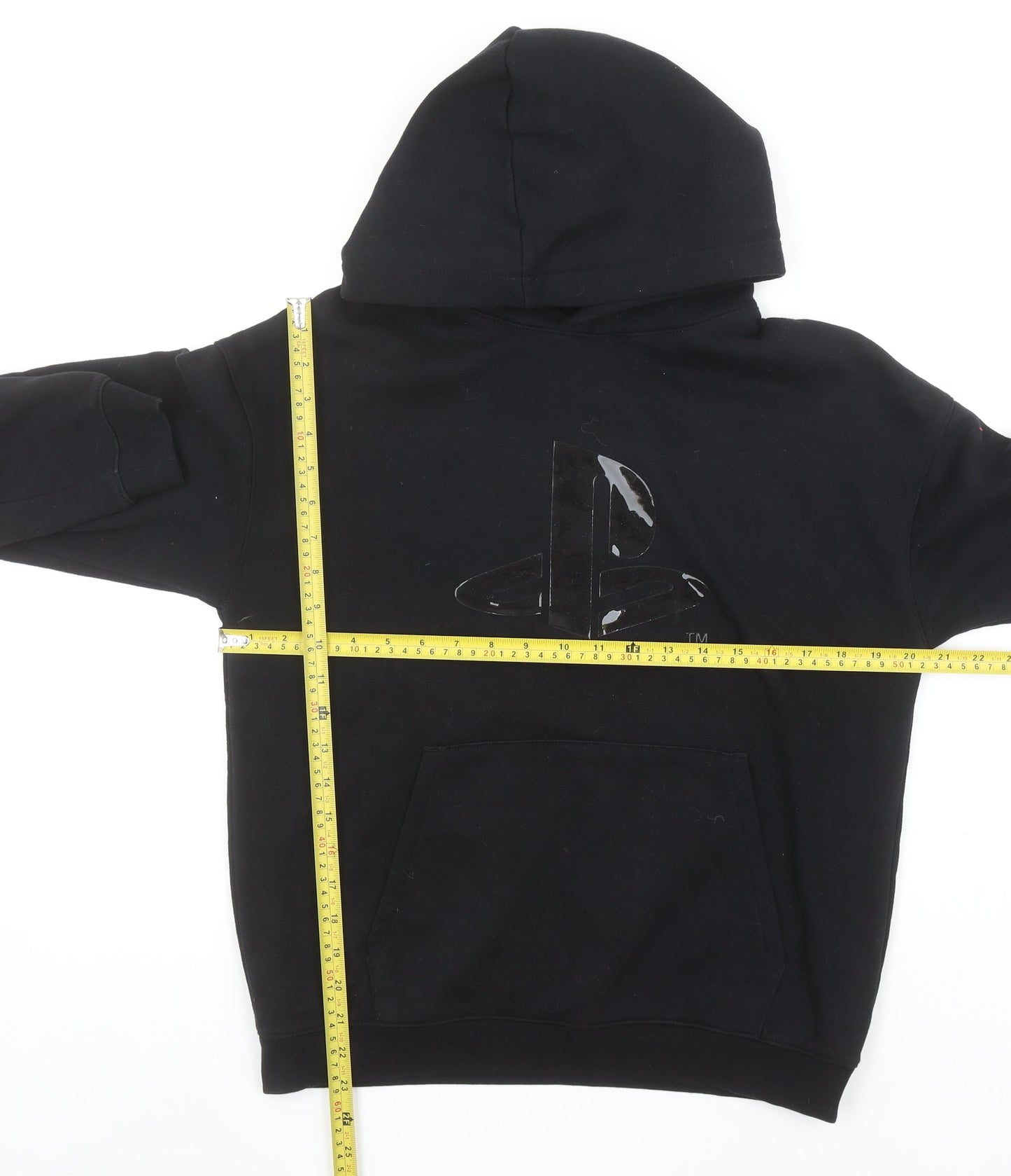 Teens UK Size 14 H&M Black Pullover Hoodie