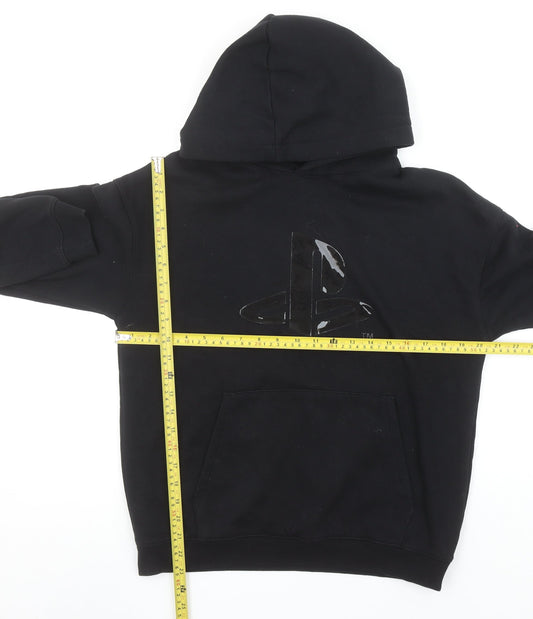 Teens UK Size 14 H&M Black Pullover Hoodie