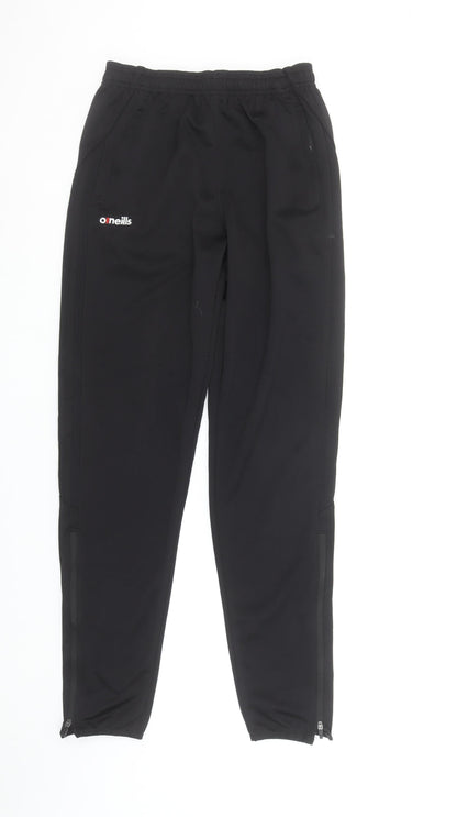 Boys UK Size 13 Years O'Neills Regular Fit Jogger Black Trousers