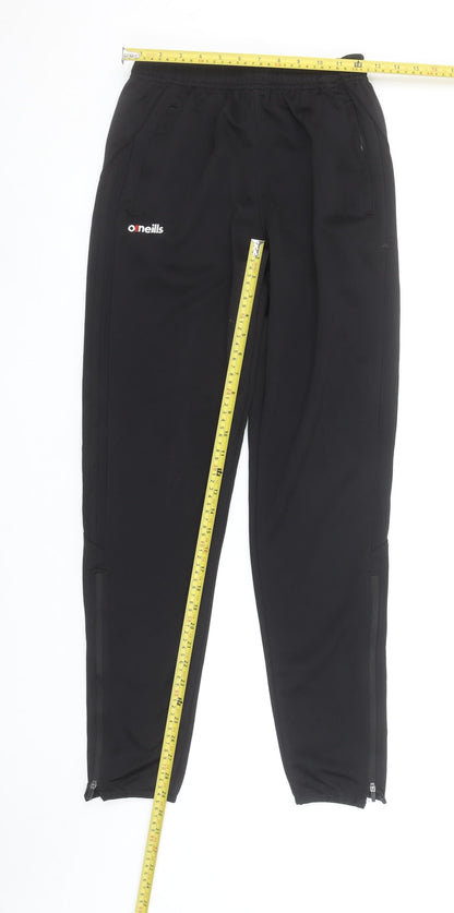 Boys UK Size 13 Years O'Neills Regular Fit Jogger Black Trousers