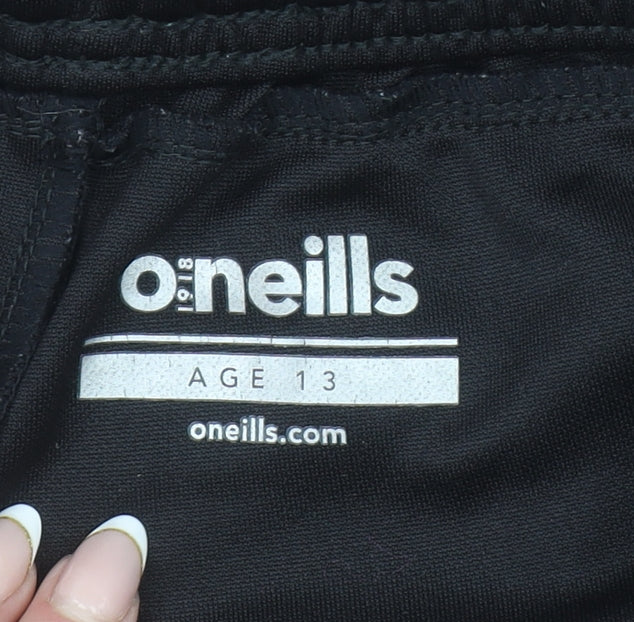 Boys UK Size 13 Years O'Neills Regular Fit Jogger Black Trousers