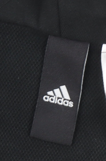 Girls UK Size 12-13 Years adidas Black Full Zip Hoodie