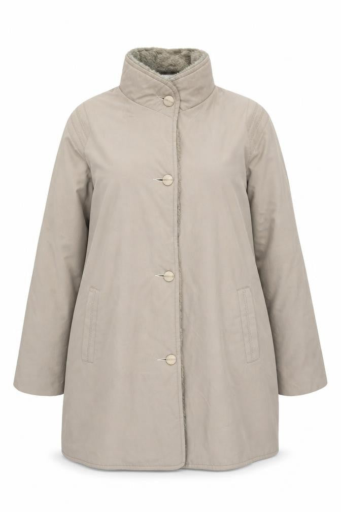 Womens UK Size 14 Amari Beige Overcoat
