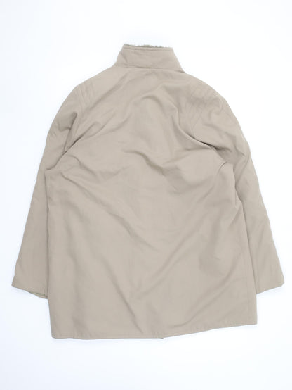 Womens UK Size 14 Amari Beige Overcoat