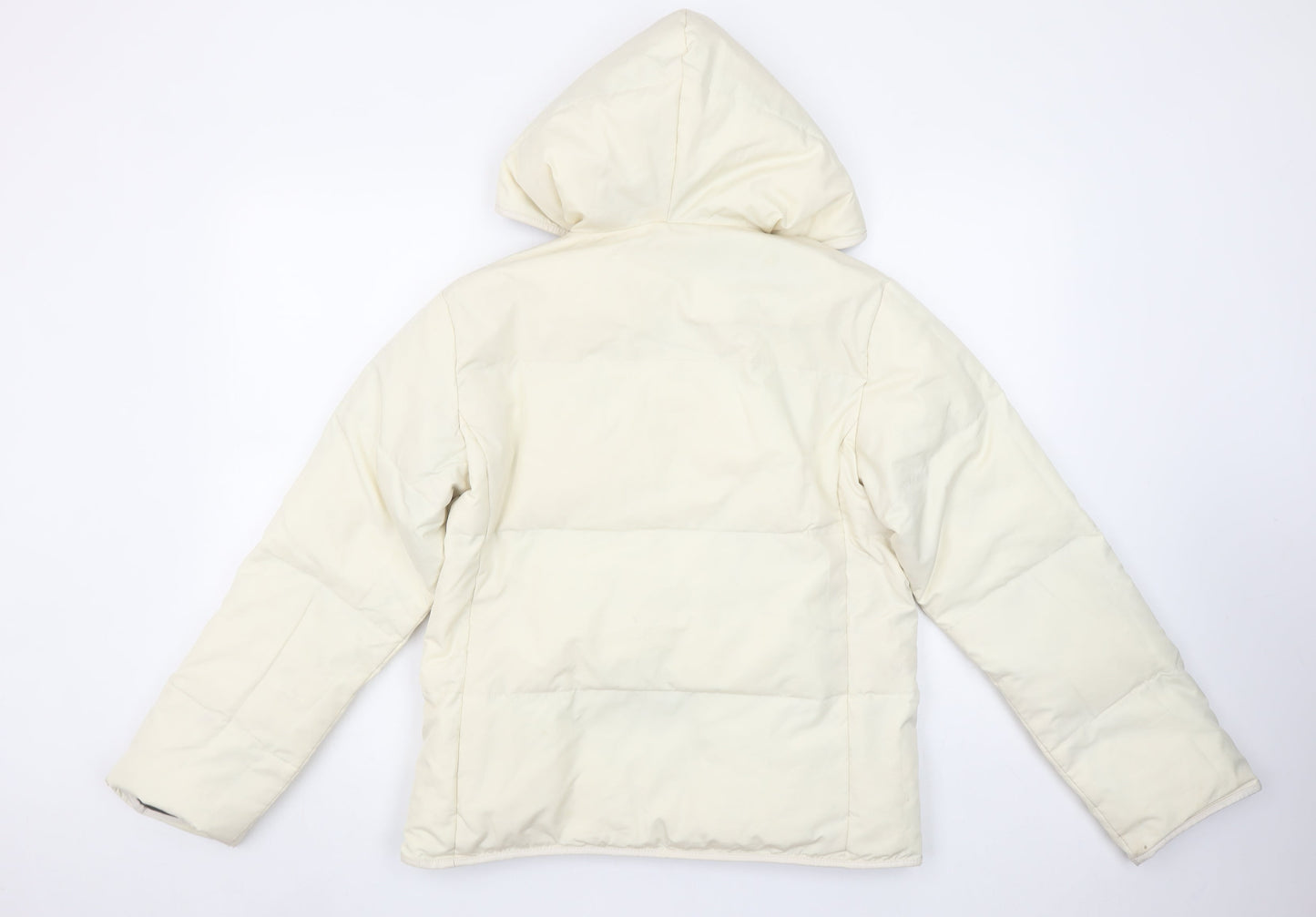 Womens UK Size M G.L. Ivory Puffer Jacket