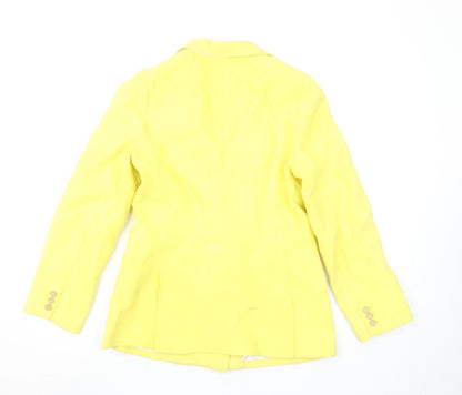 Womens UK Size 8 3.1 Phillip Lim Regular Yellow Blazer