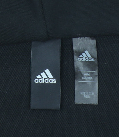 Adidas Women's Black Full Zip Hoodie Medium Cotton Blend