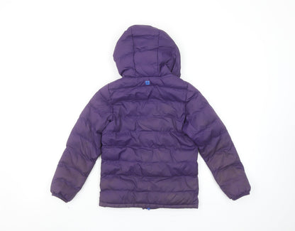 Boys UK Size 5-6 Years Mountain Warehouse Purple Puffer Jacket